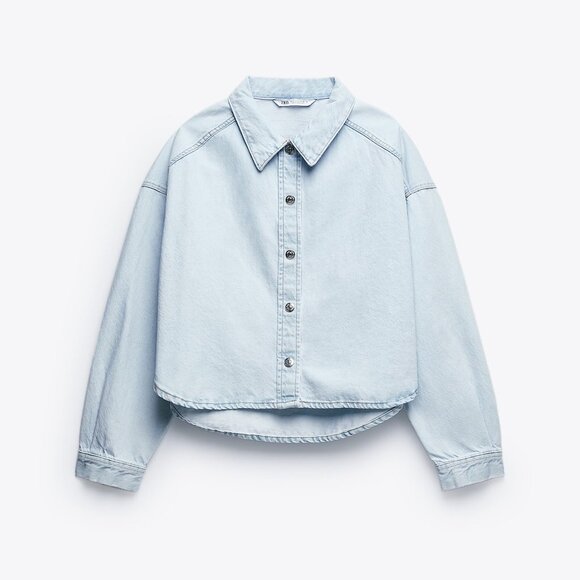Zara Jackets & Blazers - Zara Oversized Denim Overshirt
